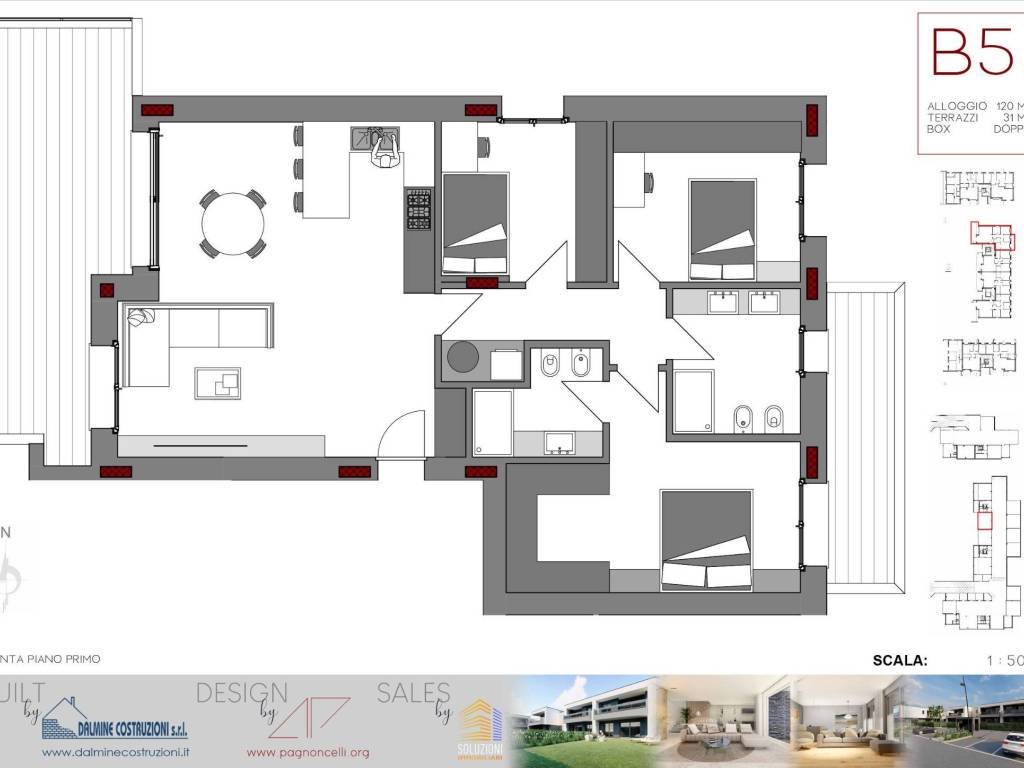 appartamento in vendita a Bonate Sopra