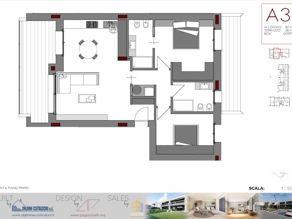 appartamento in vendita a Bonate Sopra