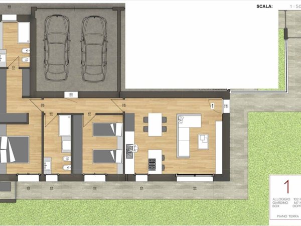 appartamento in vendita a Bonate Sopra