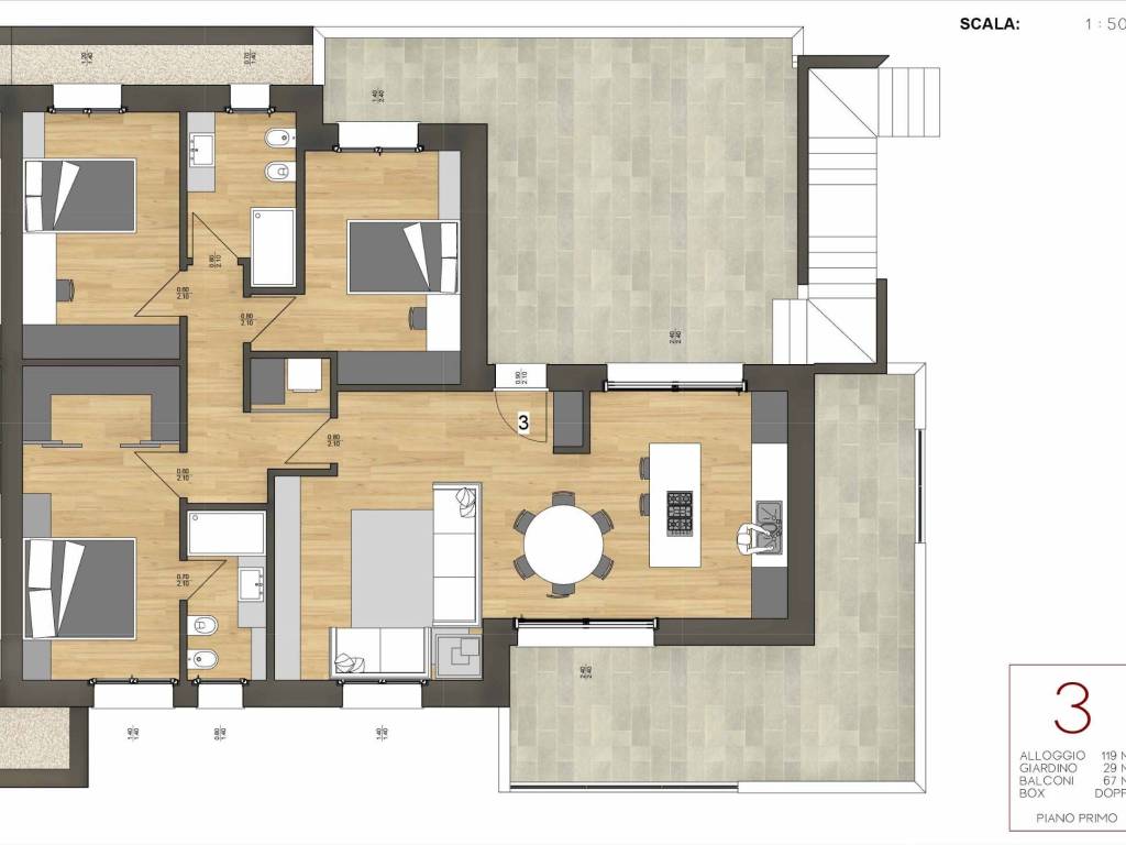 appartamento in vendita a Bonate Sopra