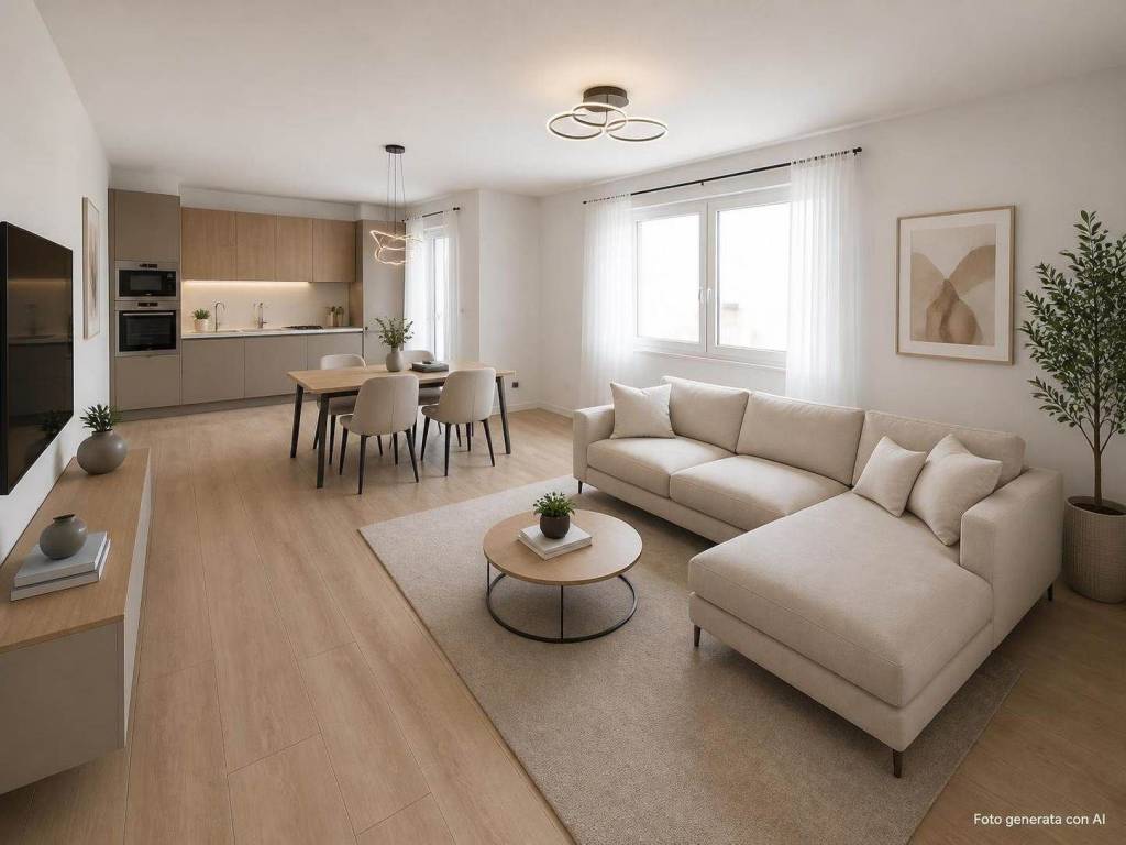 appartamento in vendita a Bonate Sopra in zona Ghiaie di Bonate Sopra