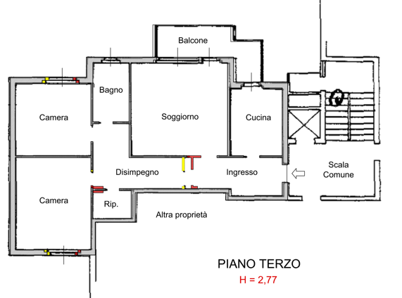 appartamento in vendita a Bonate Sotto