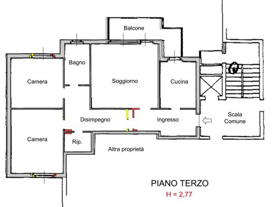 appartamento in vendita a Bonate Sotto