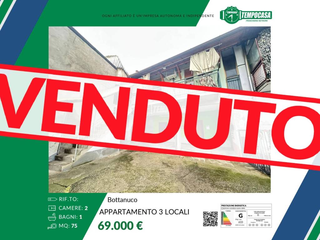 appartamento in vendita a Bottanuco