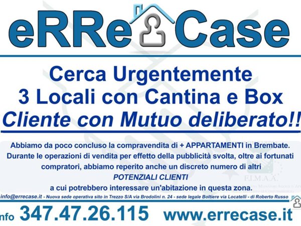 appartamento in vendita a Brembate