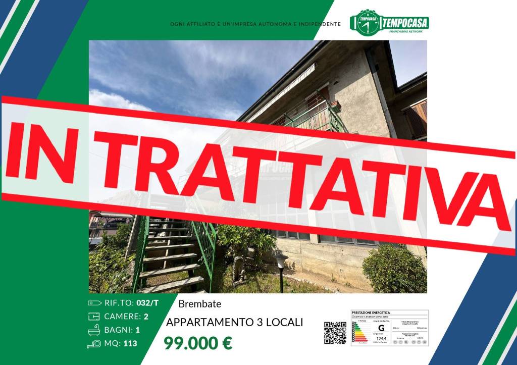 appartamento in vendita a Brembate