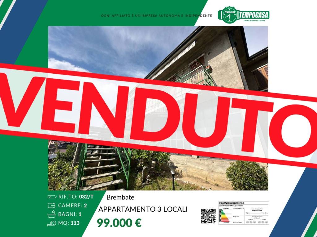appartamento in vendita a Brembate