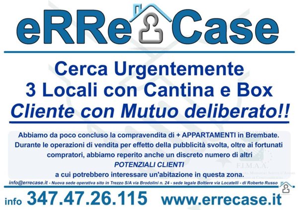 appartamento in vendita a Brembate