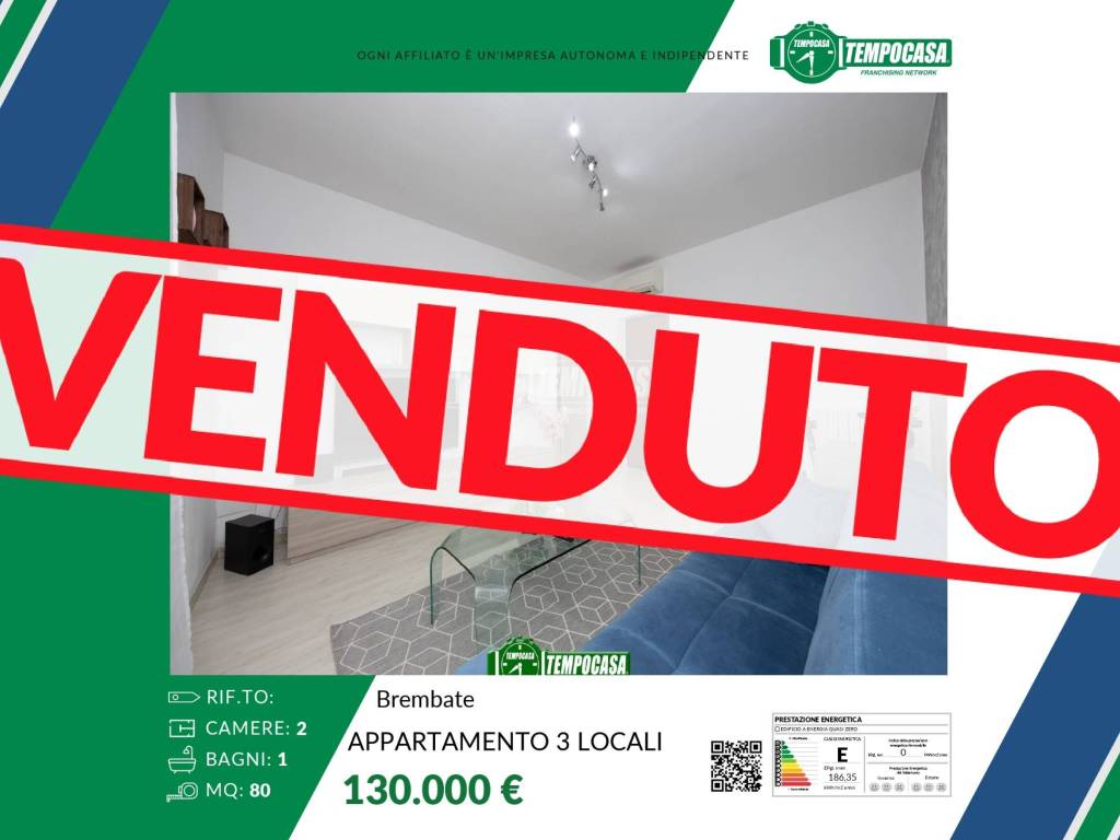appartamento in vendita a Brembate
