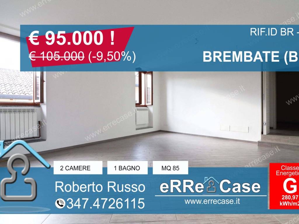 appartamento in vendita a Brembate