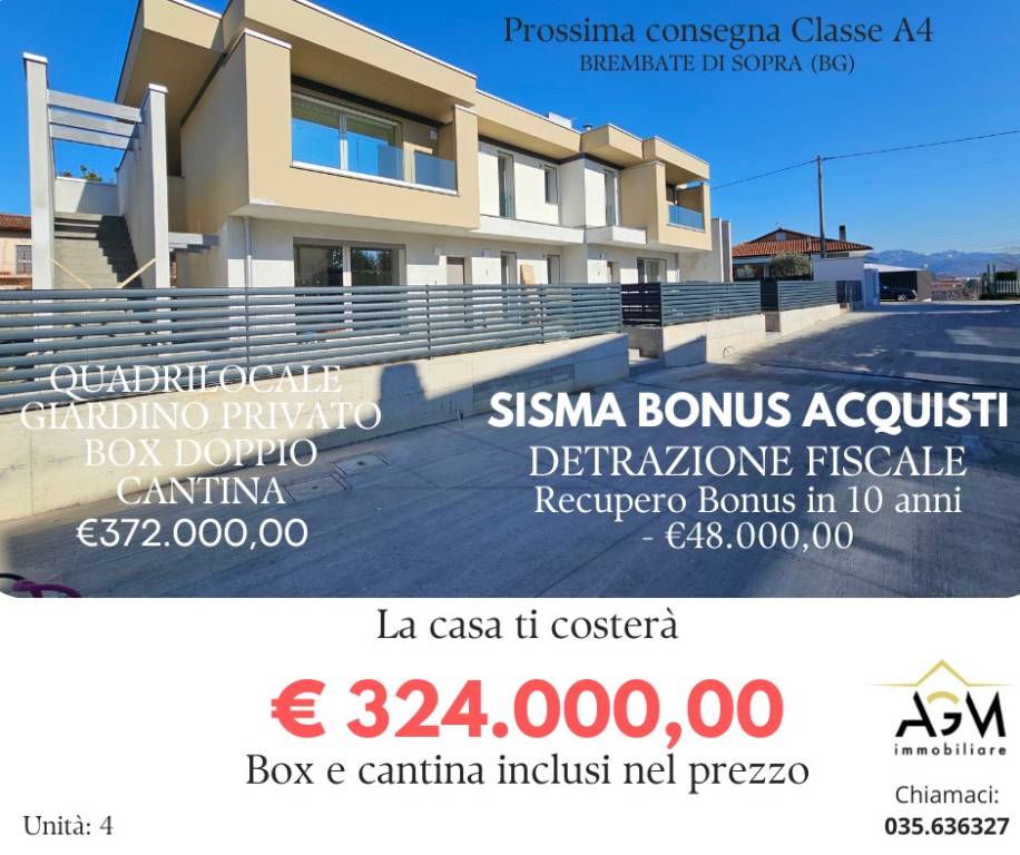 appartamento in vendita a Brembate di Sopra