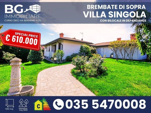 casa indipendente in vendita a Brembate di Sopra