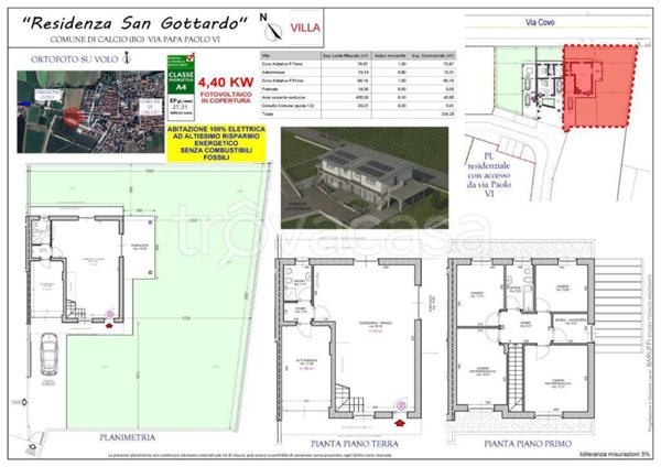 casa indipendente in vendita a Calcio