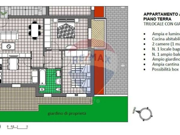 appartamento in vendita a Calusco d'Adda