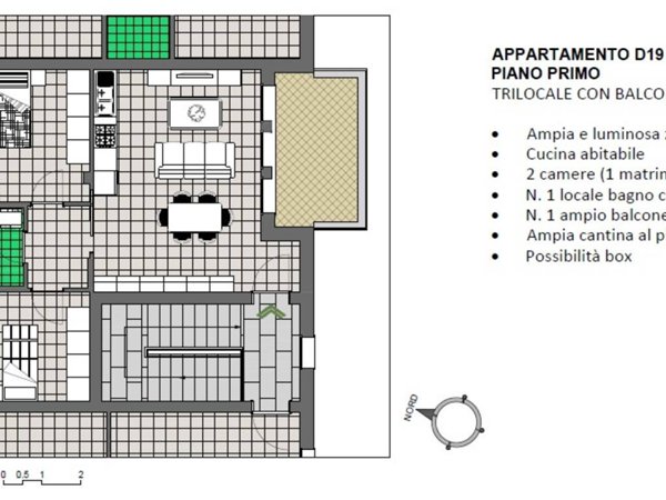 appartamento in vendita a Calusco d'Adda