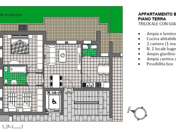 appartamento in vendita a Calusco d'Adda