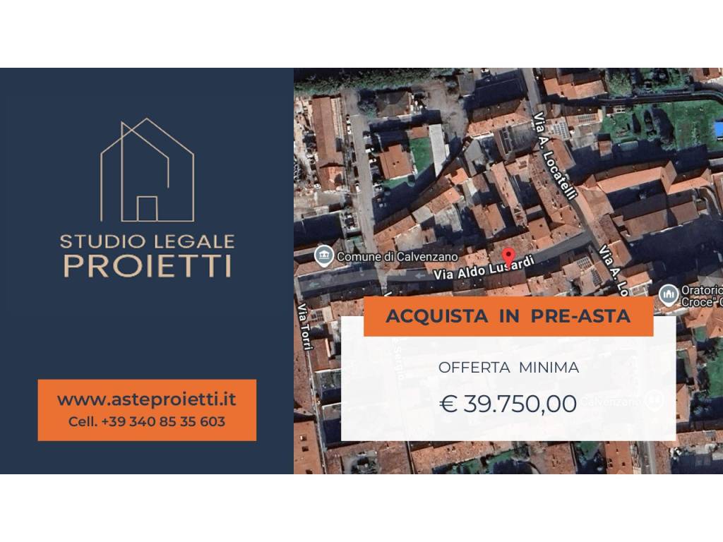 appartamento in vendita a Calvenzano