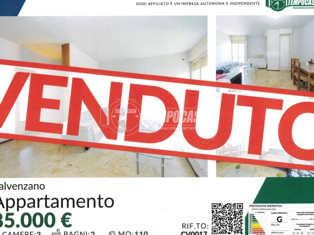 appartamento in vendita a Calvenzano