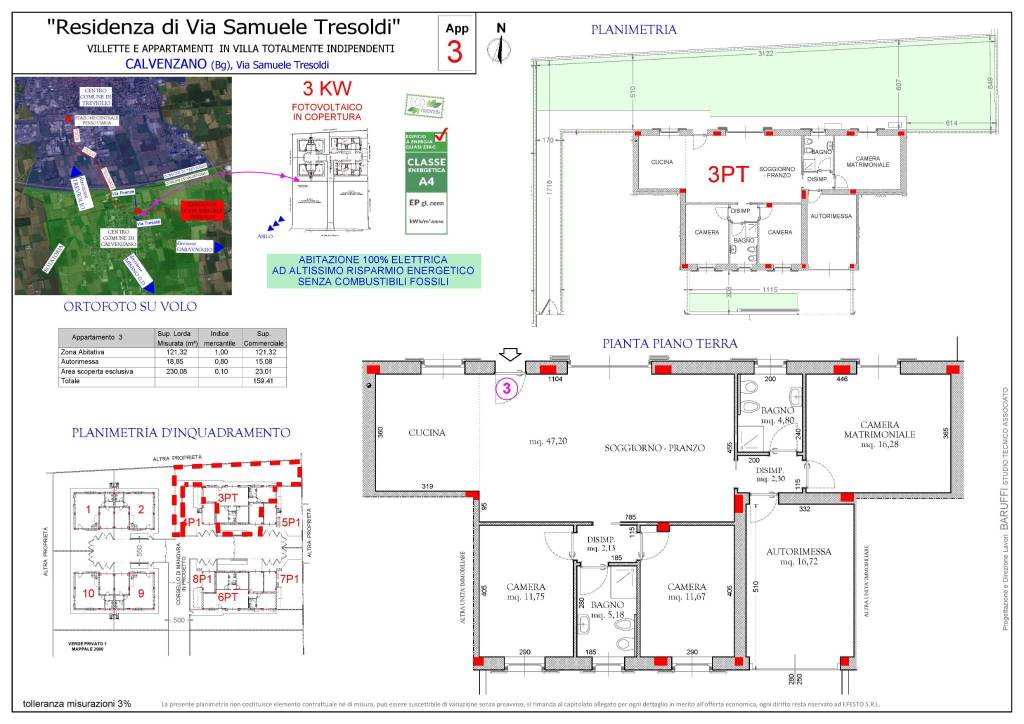 appartamento in vendita a Calvenzano