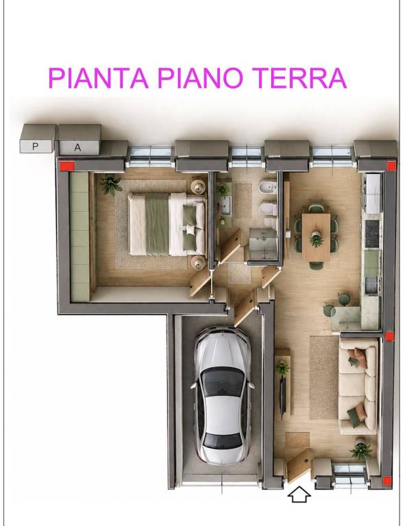 appartamento in vendita a Calvenzano