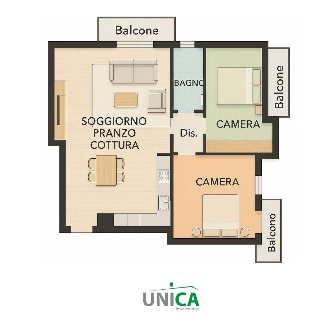 appartamento in vendita a Canonica d'Adda