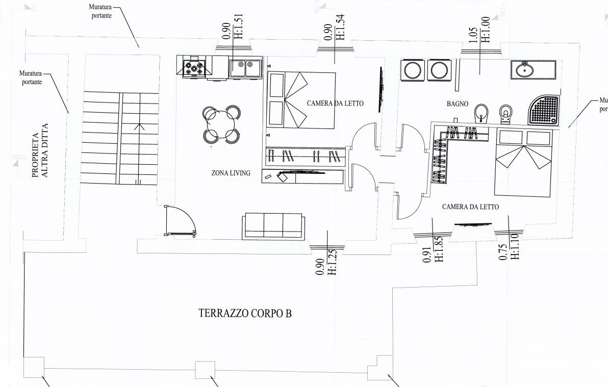 appartamento in vendita a Canonica d'Adda