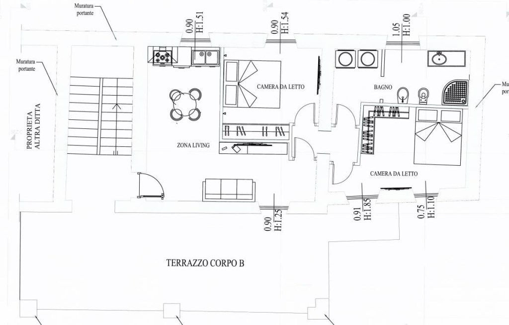 appartamento in vendita a Canonica d'Adda