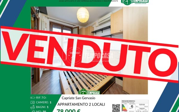 appartamento in vendita a Capriate San Gervasio