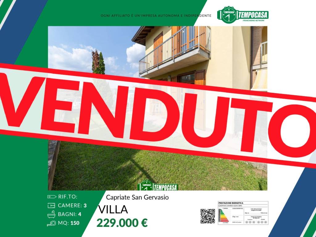 casa indipendente in vendita a Capriate San Gervasio