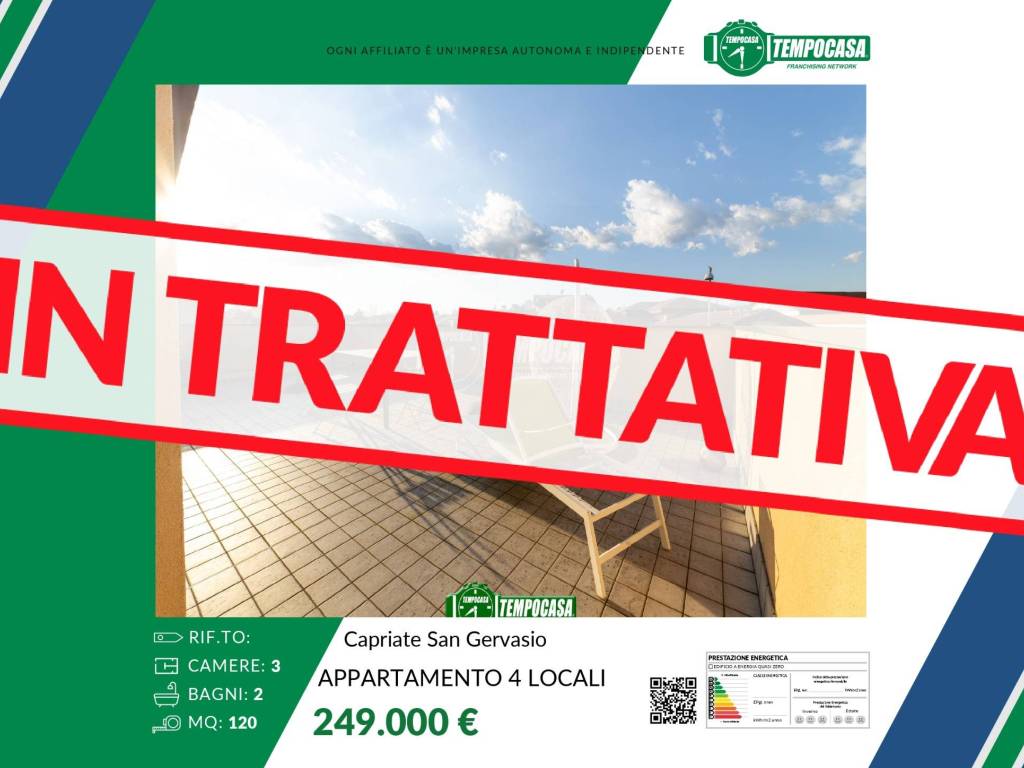 appartamento in vendita a Capriate San Gervasio
