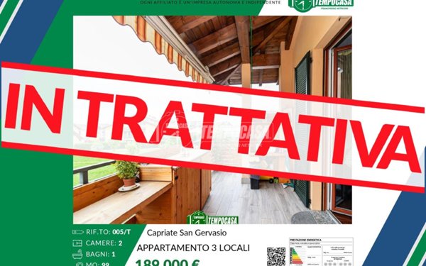 appartamento in vendita a Capriate San Gervasio