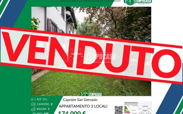 appartamento in vendita a Capriate San Gervasio