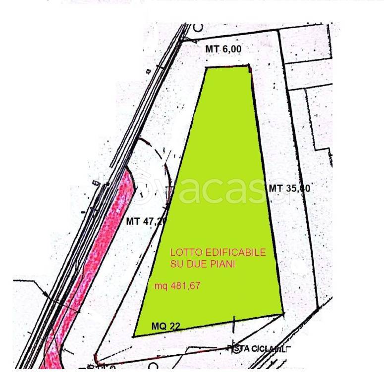 terreno edificabile in vendita a Capriate San Gervasio
