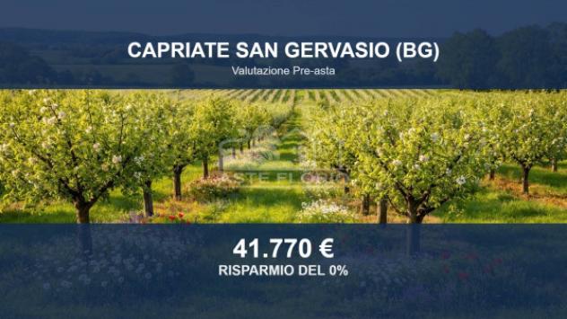 terreno agricolo in vendita a Capriate San Gervasio