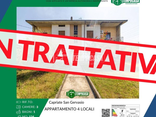 appartamento in vendita a Capriate San Gervasio in zona Capriate