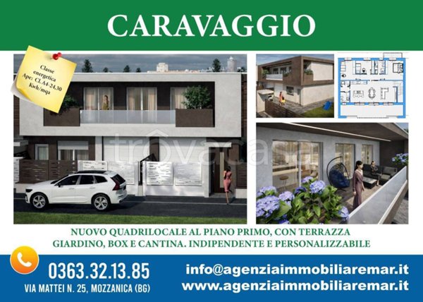 appartamento in vendita a Caravaggio