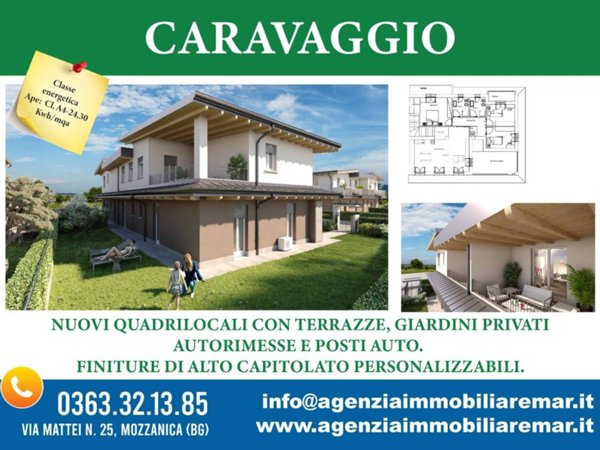 appartamento in vendita a Caravaggio