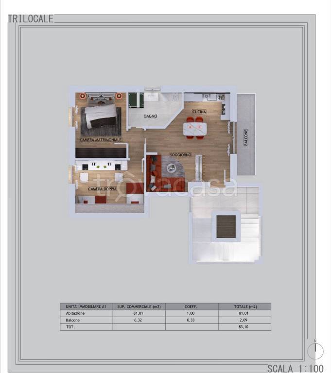 appartamento in vendita a Casazza