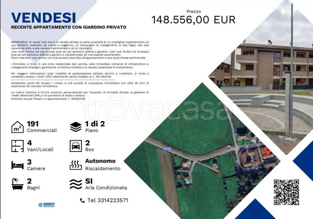 appartamento in vendita a Casirate d'Adda