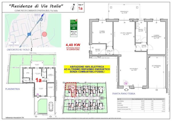 appartamento in vendita a Casirate d'Adda