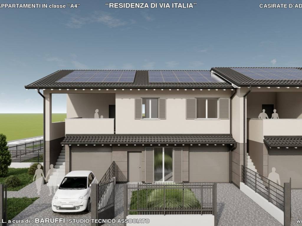 appartamento in vendita a Casirate d'Adda