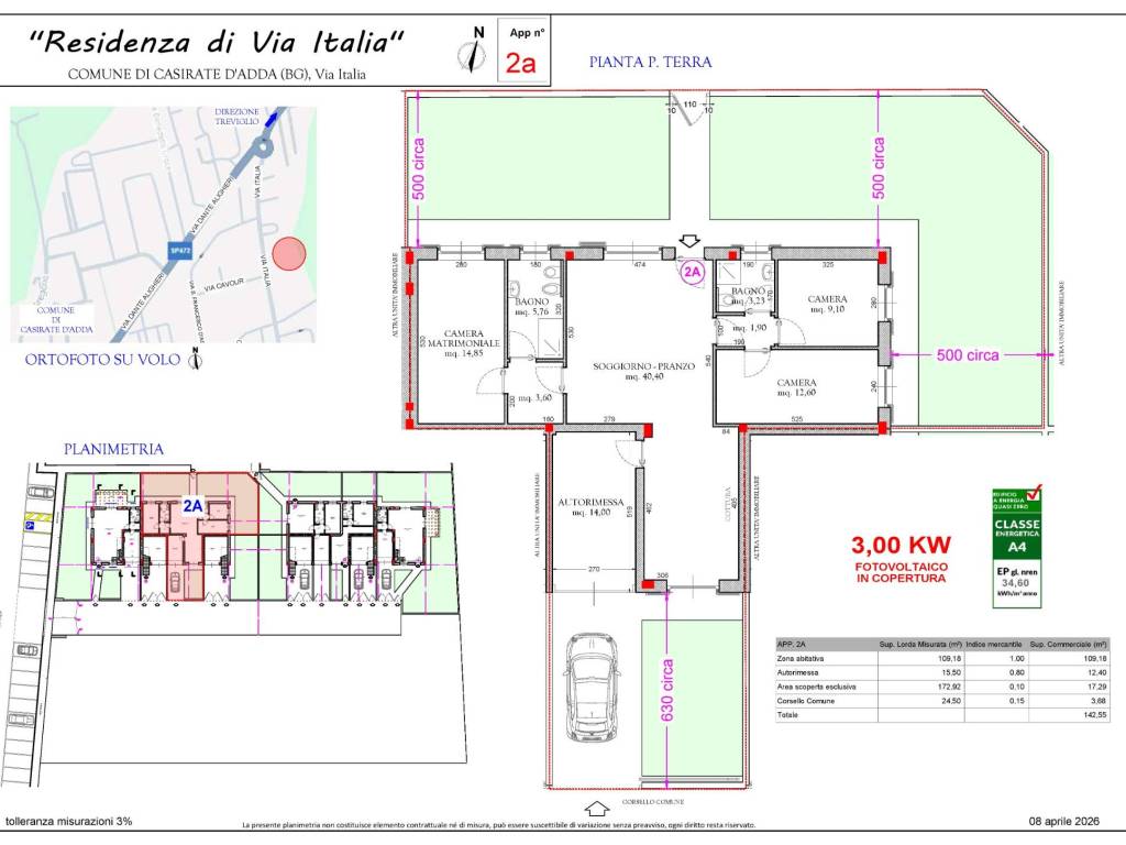 appartamento in vendita a Casirate d'Adda