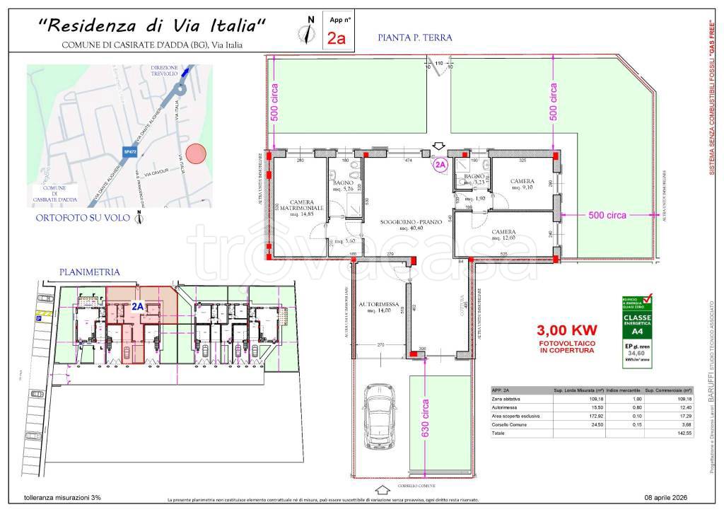 appartamento in vendita a Casirate d'Adda