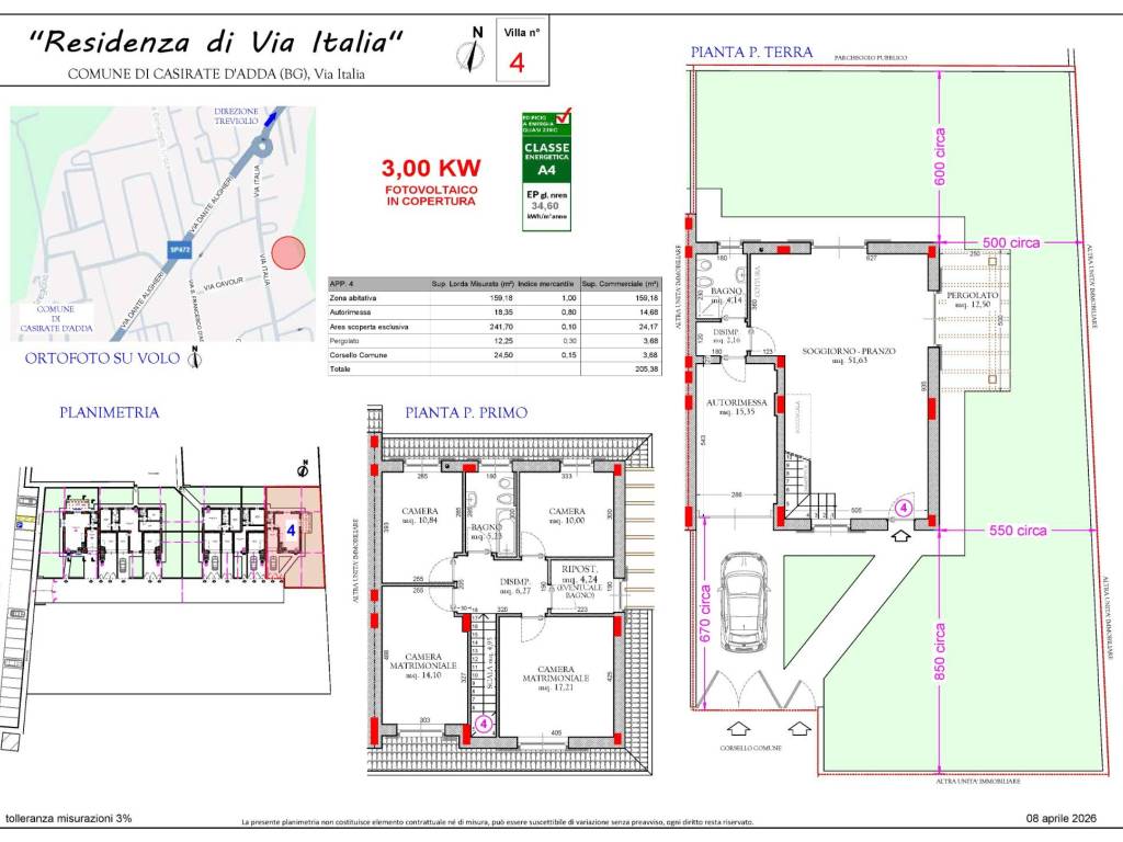 casa indipendente in vendita a Casirate d'Adda