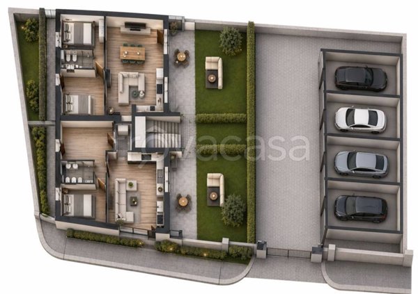 appartamento in vendita a Casirate d'Adda