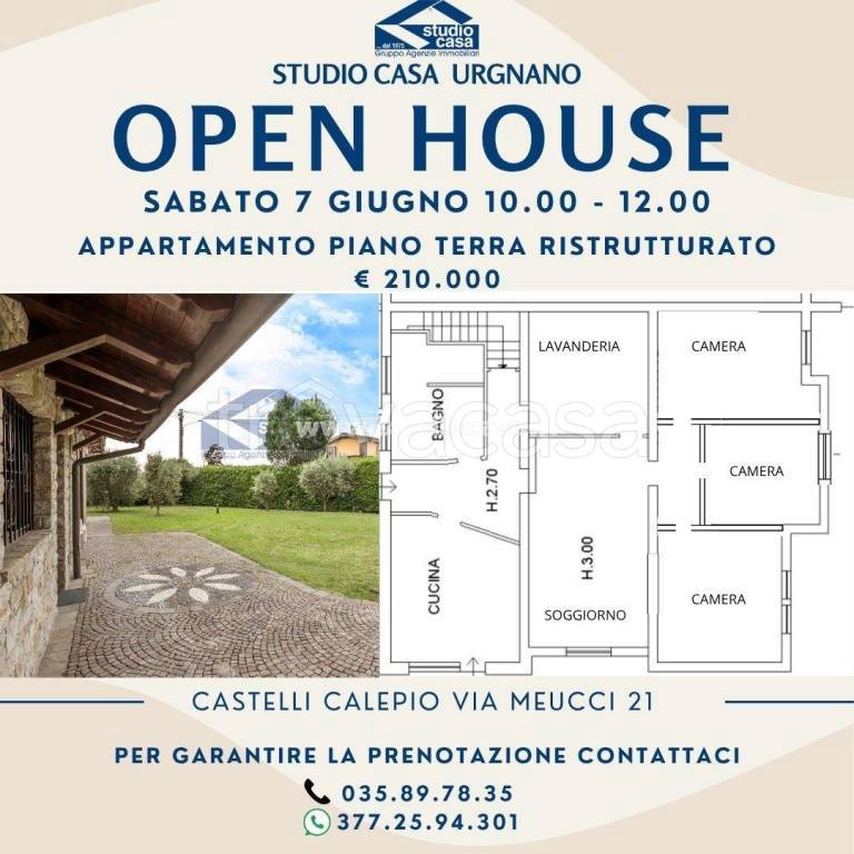 appartamento in vendita a Castelli Calepio in zona Calepio
