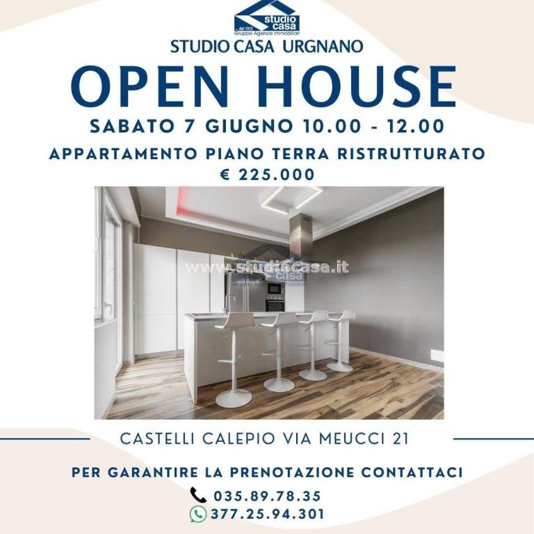 appartamento in vendita a Castelli Calepio in zona Calepio