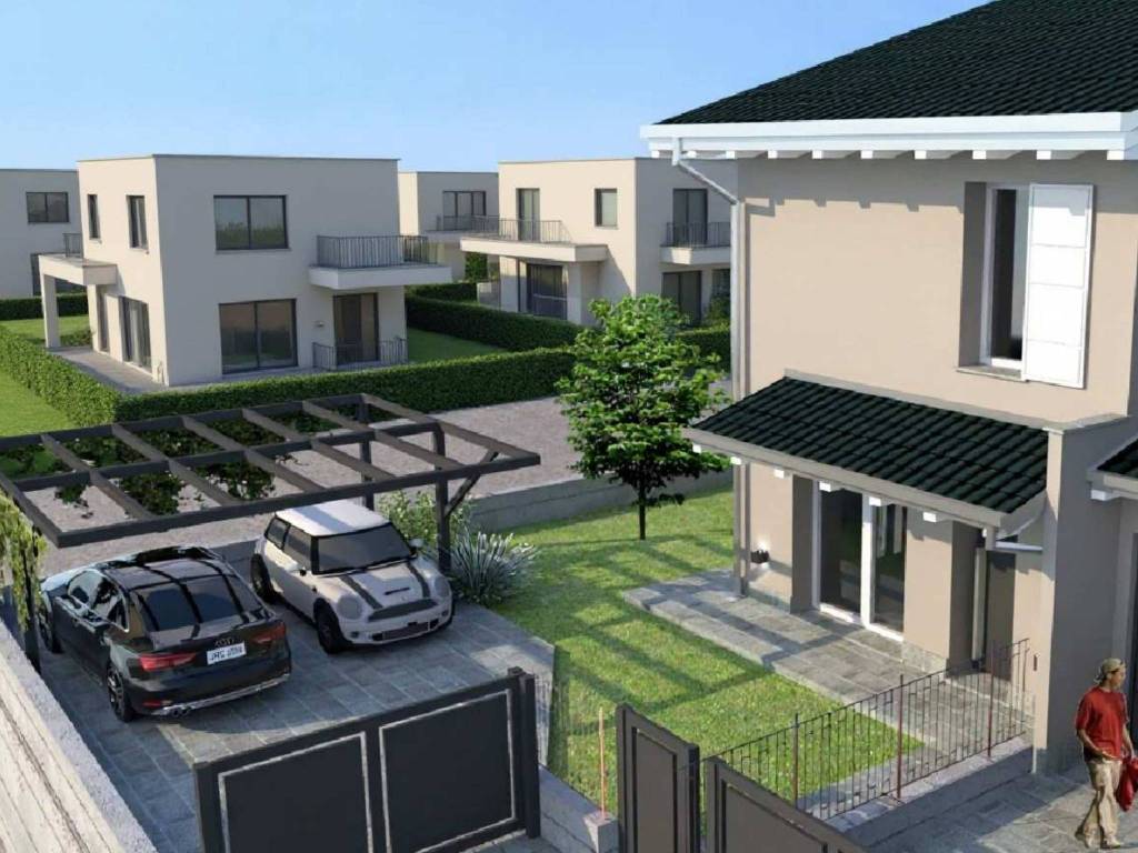 casa indipendente in vendita a Castelli Calepio in zona Quintano