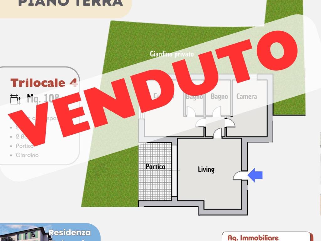 appartamento in vendita a Castelli Calepio in zona Calepio