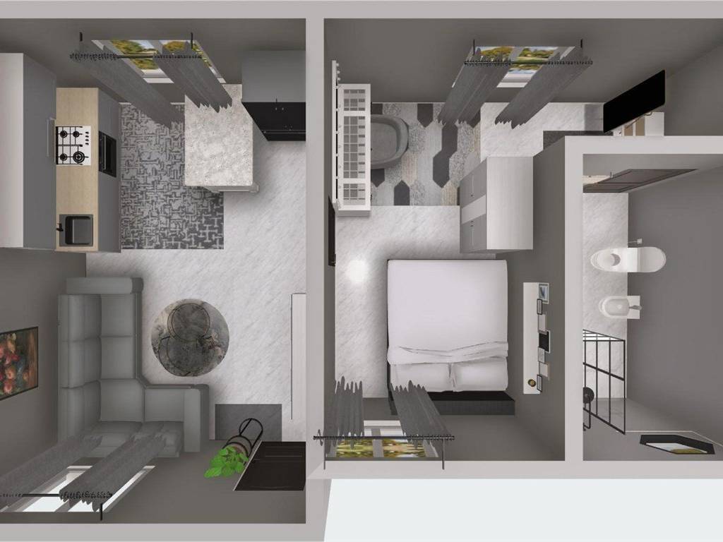 appartamento in vendita a Castel Rozzone